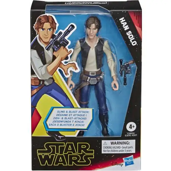 Star Wars The Rise of Skywalker Galaxy of Adventures Han Solo Action Figure