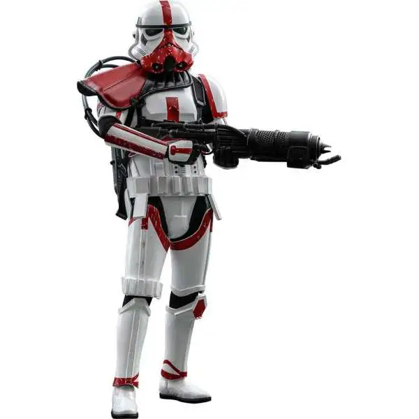 Star Wars The Mandalorian Incinerator Stormtrooper Collectible Figure