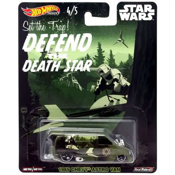 Hot Wheels Star Wars 1985 Chevy Astro Van Diecast Car [Defend the Death Star]