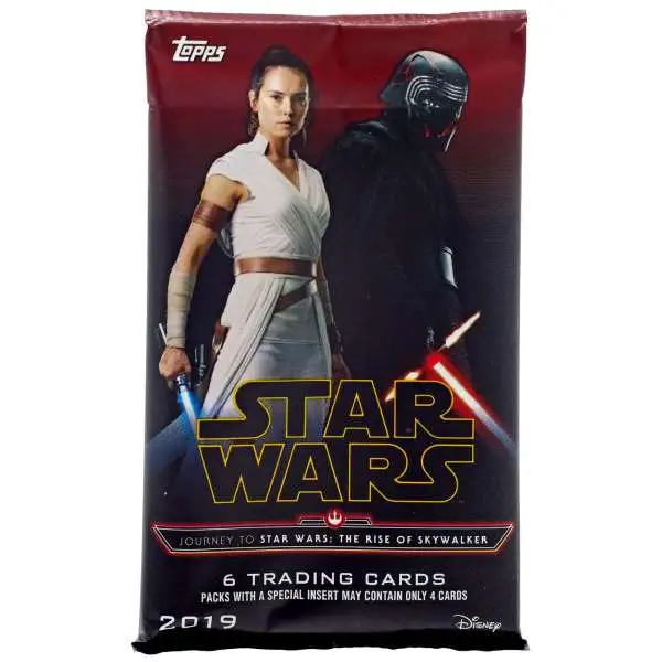 Journey to Star Wars The Rise of Skywalker Trading Card RETAIL Pack [6 Cards]