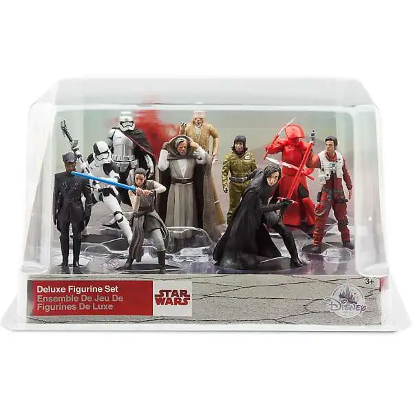 Disney Star Wars The Last Jedi Exclusive 10-Piece PVC Figure Play Set