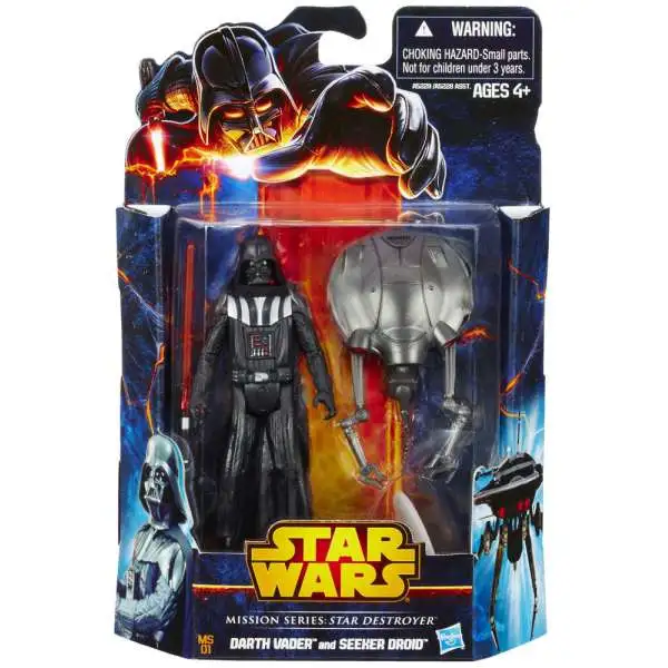Star Wars Expanded Universe 2013 Mission Series Darth Vader & Seeker Droid Action Figure 2-Pack MS01 [Star Destroyer]