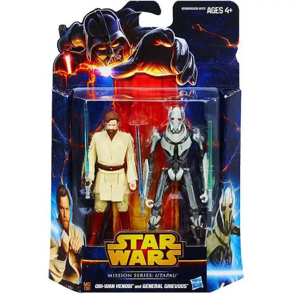 Star Wars Attack of the Clones Mission Series Utapau Action Figure 2-Pack MS08
