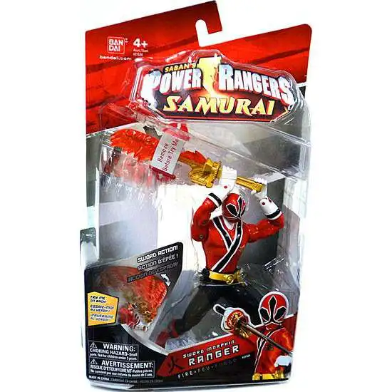 Power Rangers Samurai Sword Morphin Ranger Fire Action Figure