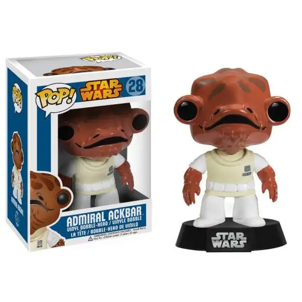 Funko POP! Star Wars Admiral Ackbar Vinyl Bobble Head #28 [Damaged Package]