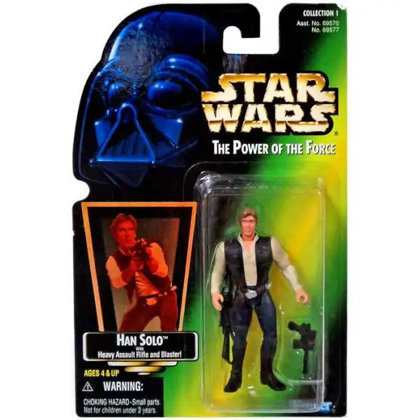 Star Wars A New Hope Power of the Force POTF2 Collection 1 Han Solo Action Figure