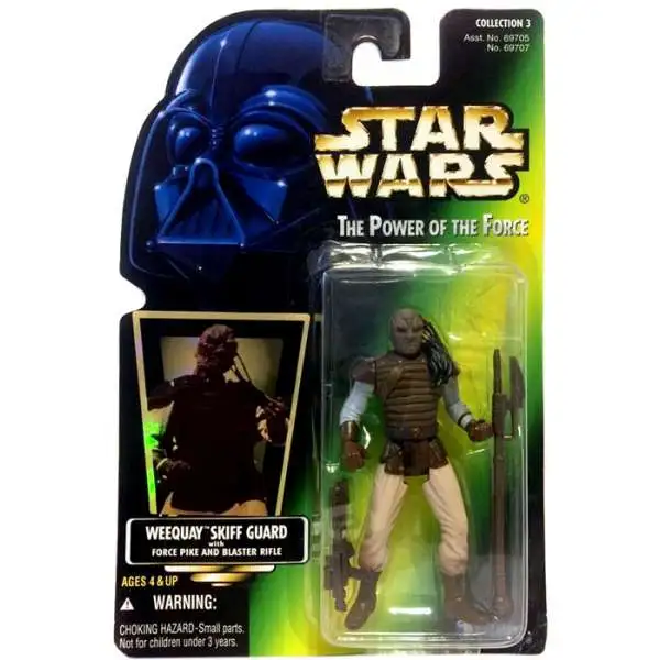 Star Wars Return of the Jedi Power of the Force POTF2 Collection 3 Weequay Skiff Guard Action Figure [Hologram Card]