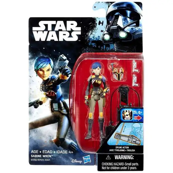 Star Wars Rebels Sabine Wren Action Figure [Zipline Action]