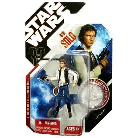 Star Wars A New Hope 2007 30th Anniversary Wave 2 Han Solo Action Figure #11 [Gunner's Station]
