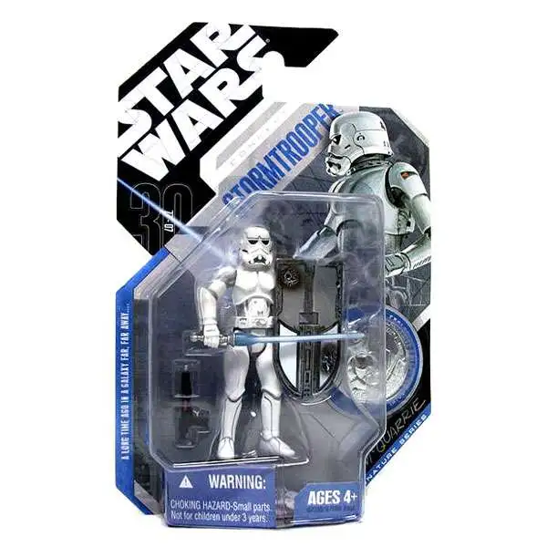 Star Wars Expanded Universe 2007 30th Anniversary Wave 1 Stormtrooper Action Figure #9 [McQuarrie Concept]