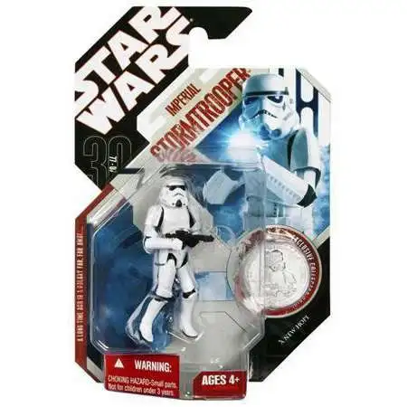 Star Wars A New Hope 2007 30th Anniversary Wave 3 Imperial Stormtrooper Action Figure #20 [Removable Helmet]