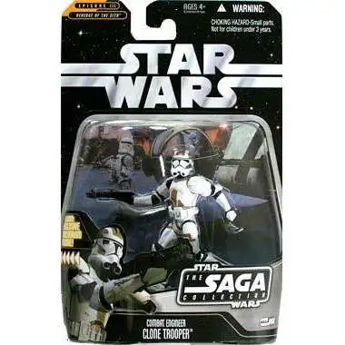 Star Wars Revenge of the Sith 2006 Saga Collection Combat Engineer Clone Trooper Action Figure #68