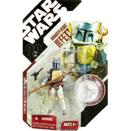 Star Wars Expanded Universe 2007 30th Anniversary Wave 4 Animated Debut Boba Fett Action Figure #24 [1977 Holiday Special]