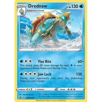Pokemon Trading Card Game Sword & Shield Base Set Rare Drednaw SWSH047 [Cosmos Holo]