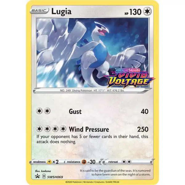 Pokemon Vivid Voltage Lugia Loose Deck SWSH069