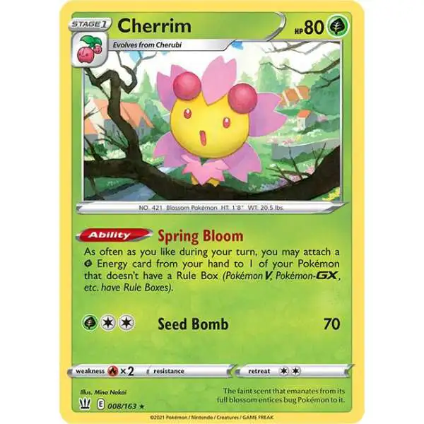 Pokemon Trading Card Game Sword & Shield Promo Cherrim SWSH088
