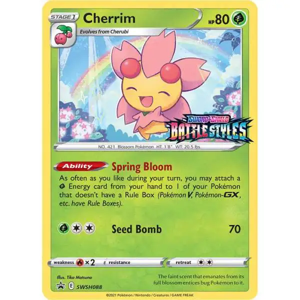 Pokemon Trading Card Game Battle Styles Cherrim SWSH088
