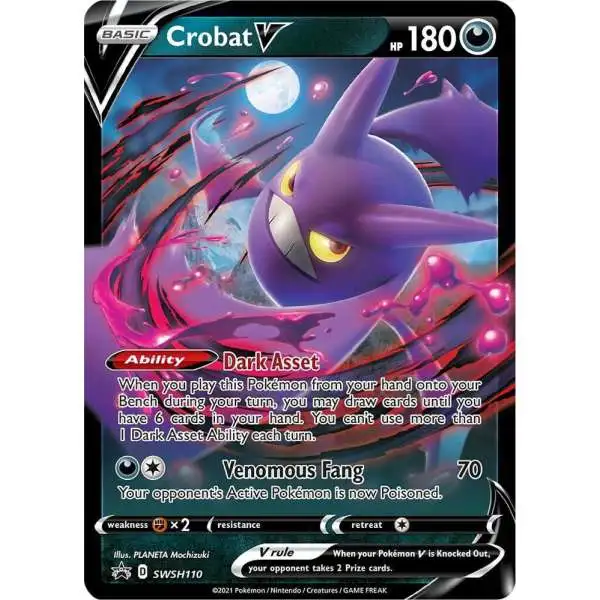 Pokemon Crobat V Loose Deck SWSH110 [50 Cards]