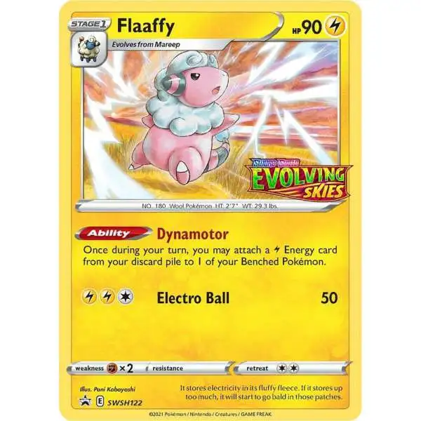 Pokemon Evolving Skies Flaaffy Loose Deck SWSH122