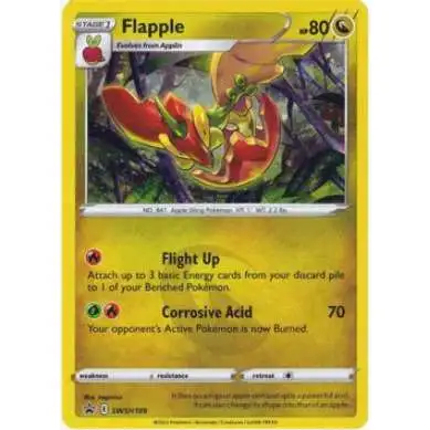 Pokemon Sword & Shield Promo Holo Rare Flapple SWSH189 [Blister Promo]