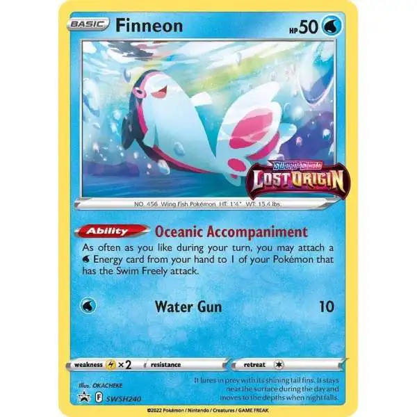 Pokemon Lost Origin Finneon Loose Deck SWSH240