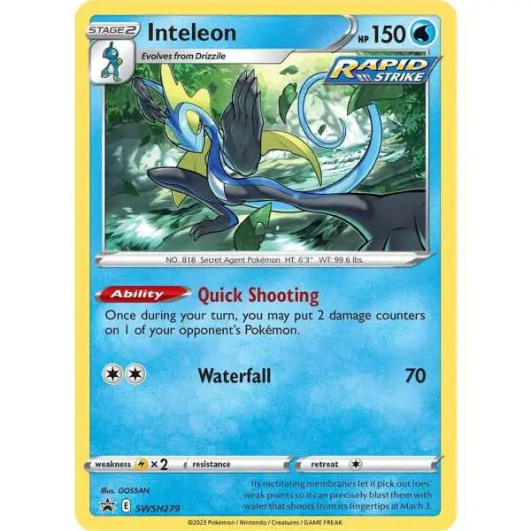 Pokemon Trading Card Game Rare Inteleon SWSH279