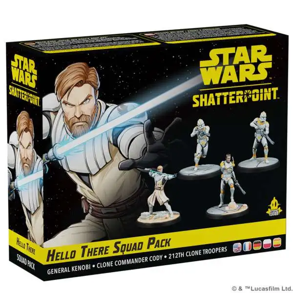 Star Wars Shatterpoint Hello There: General Obi-Wan Kenobi Squad Pack Expansion