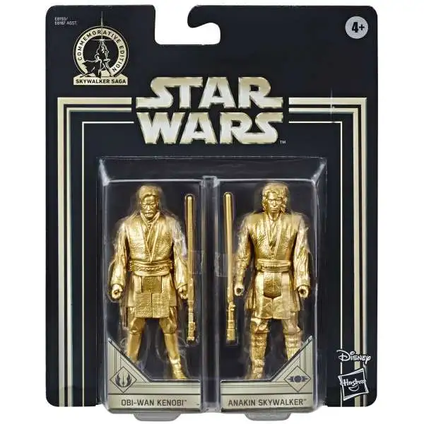Star Wars Commemorative Edition Skywalker Saga Gold DARTH MAUL & YODA 1999 