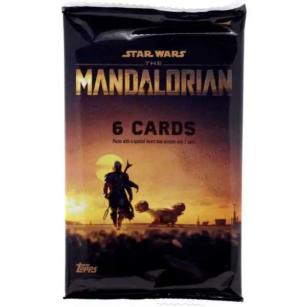 Star Wars The Mandalorian Season 1 Trading Card RETAIL Pack [6 Cards]