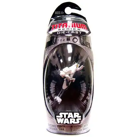 Star Wars Expanded Universe Titanium Series 2007 Blizzard Force Speeder Bike Exclusive Diecast Vehicle