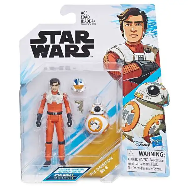 Star Wars Resistance Poe Dameron & BB-8 Action Figure 2-Pack