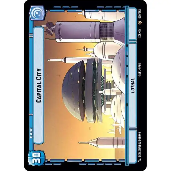 Star Wars: Unlimited Trading Card Game Spark of Rebellion Common Capital City #020