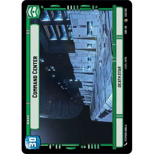 Star Wars: Unlimited Trading Card Game Spark of Rebellion Common Command Center #023