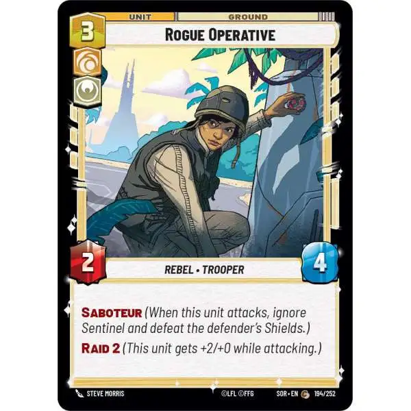 star wars rebellion card sleeves Unlimited Trading Game Spark of Single Card Common Rogue Operative 194 the Star Wars Unlimited Art Sleeves provide a great shuffle feel and a comfortable haptic experience Kit de Sleeves para Star