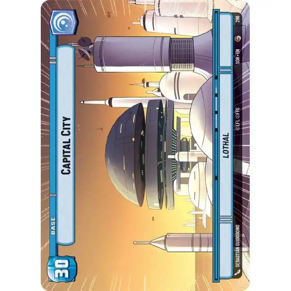 Star Wars: Unlimited Trading Card Game Spark of Rebellion Common Capital City #286 [Hyperspace]