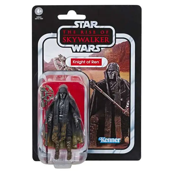 Star Wars The Rise of Skywalker Vintage Collection Wave 23 Knight of Ren Action Figure [Long Axe, Damaged Package]
