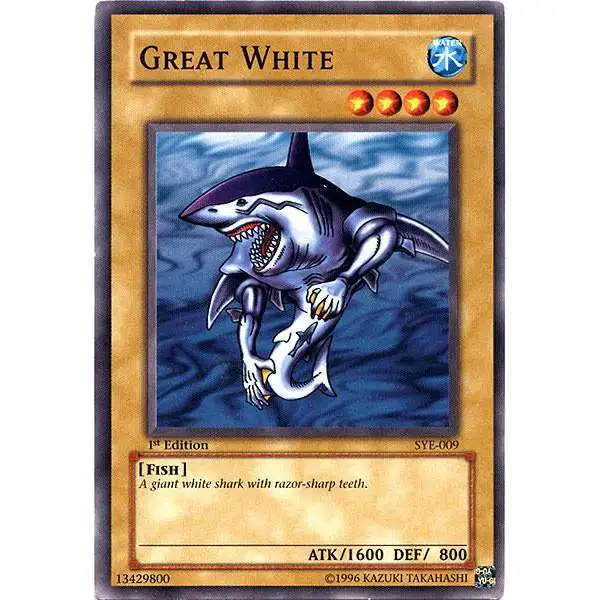 YuGiOh Yugi Evolution Deck Common Great White SYE-009