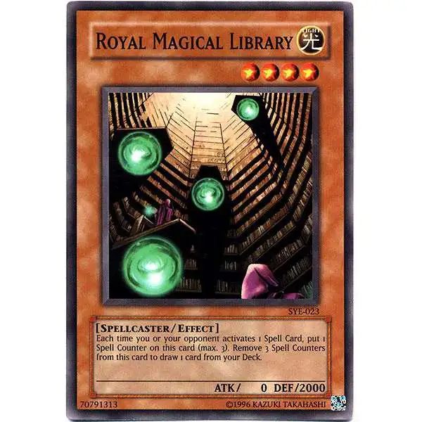 YuGiOh Yugi Evolution Deck Common Royal Magical Library SYE-023