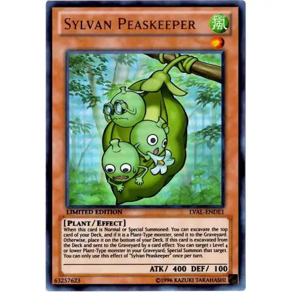 YuGiOh Trading Card Game Legacy of the Valiant Super Rare Sylvan Peaskeeper LVAL-ENDE1