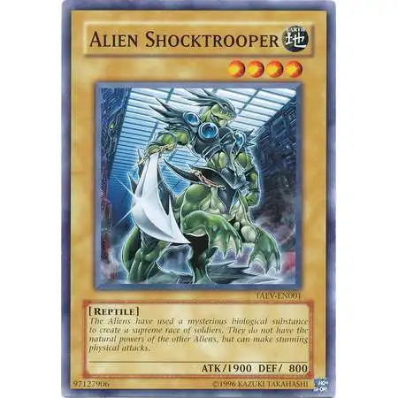 YuGiOh GX Trading Card Game Tactical Evolution Common Alien Shocktrooper TAEV-EN001