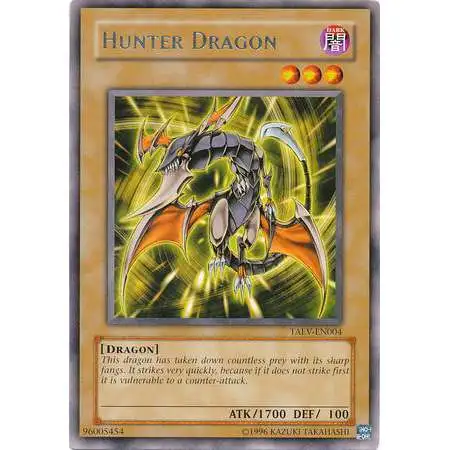 YuGiOh GX Trading Card Game Tactical Evolution Rare Hunter Dragon TAEV-EN004