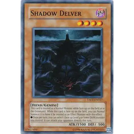YuGiOh GX Trading Card Game Tactical Evolution Common Shadow Delver TAEV-EN027