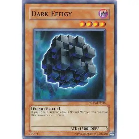 YuGiOh GX Trading Card Game Tactical Evolution Common Dark Effigy TAEV-EN038