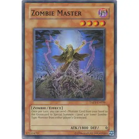 YuGiOh Trading Card Game Tactical Evolution Super Rare Zombie Master TAEV-EN039