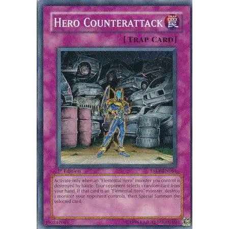 YuGiOh GX Trading Card Game Tactical Evolution Common Hero Counterattack TAEV-EN064