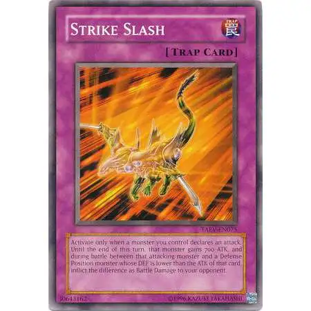 YuGiOh GX Trading Card Game Tactical Evolution Common Strike Slash TAEV-EN075