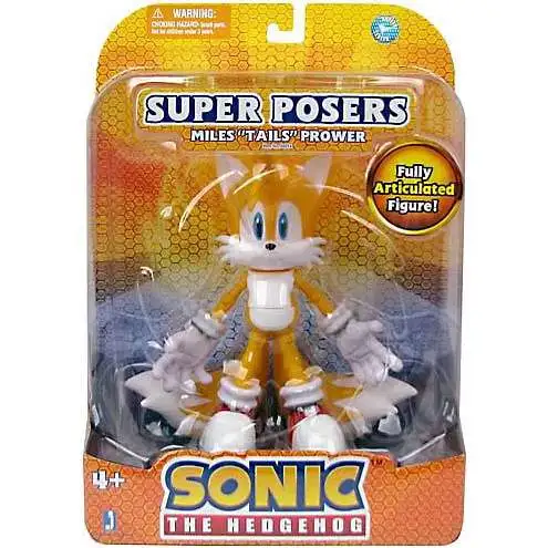 Sonic The Hedgehog Super Posers Tails Action Figure