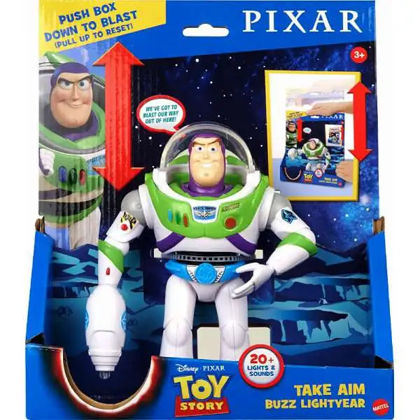 Toy Story 4 Take Aim Buzz Lightyear Action Figure [Lights & Sounds]