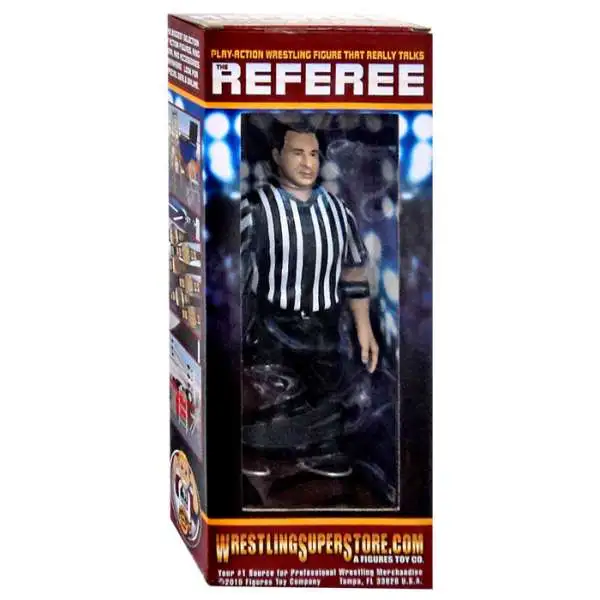 WWE Wrestling Three Counting and Talking Wrestling Referee Action Figure