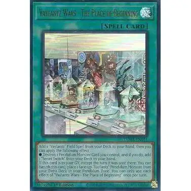 YuGiOh Tactical Masters Ultra Rare Vaylantz Wars - The Place of Beginning TAMA-EN011